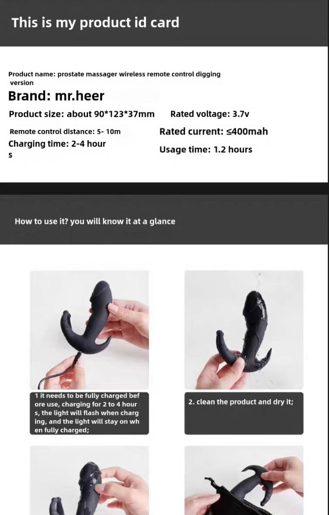 Mr.heer Prostate massager